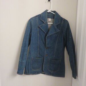 Denim Jacket with hand Embroidery  FREE SHIPPING